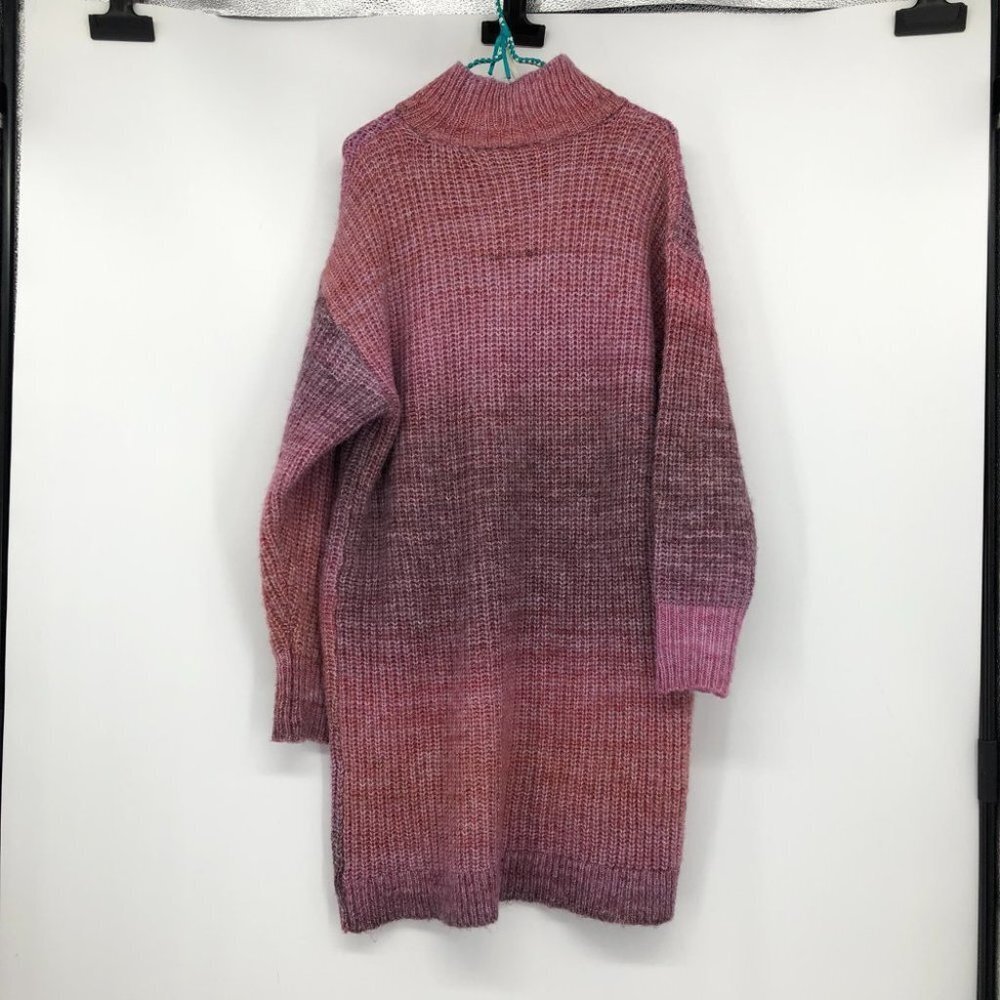 Twik by Simon- A Neutral Pink Knitted Mockneck Sweater Dress Sz M-Cosy -NWOT - Picture 15 of 15